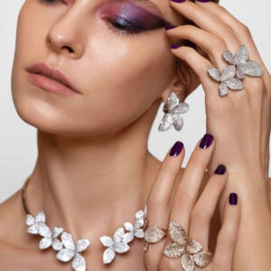 Rhinestone Flower Jewelry