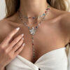 02 Silver Necklace 7129