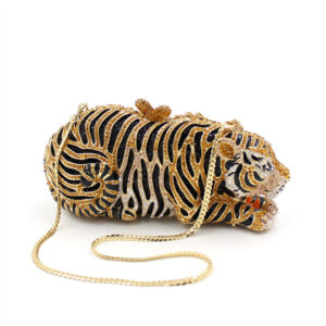 Tiger Rhinestone Bag
