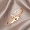 Large Zircon Bracelet (Gold)
