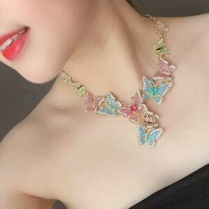 Butterfly Multicolor Necklace